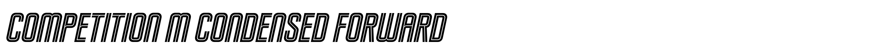 Competition M Condensed Forward